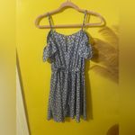 Jessica Simpson  Blue and White Floral Top Photo 3