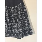 HD in Paris  Anthro Black Cotton Savane Animal‎ Embroidery Tank Top Shirt Medium Photo 1
