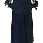Speechless lace trimmed cold shoulder dress Photo 0