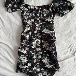 Hello Molly Black and White Floral Dress Photo 2