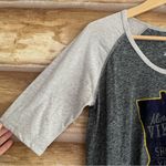 Majestic Minnesota Vikings “Show Your Horns” raglan sleeve ringer tee size large Photo 4