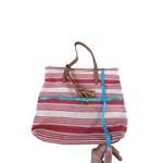 Bueno  handbag red striped shoulder bag Photo 4