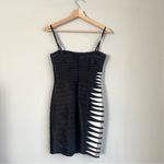 BCBGMAXAZRIA  Black Satin Strapless Mini Dress Size 0 Photo 5