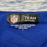 NFL Team Apparel New York Giants Tee Women's Size Large Jeweled 3/4 Sleeves Blue Photo 3