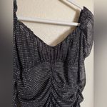 For Love & Lemons  All That Glitters Dress Sz M NEW‎ Glitter Mini New Years Photo 3