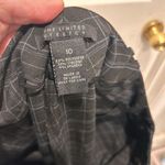 The Limited Vintage  Stretch‎ Dress Pants 10 Black Plaid Trousers Flat Front Y2K Photo 4