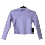Bad Birdie NWT! Lavender The Links Mock Neck Top Photo 2