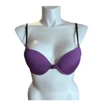 XOXO  Bra Womens Purple Padded Pushup Lingerie Intimate Size 36C Photo 1