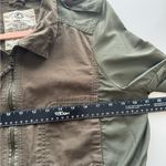 Lucky Brand Lucky Brand Olive Green Military Style Jacket Womens Small Cotton Photo 4