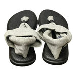 Sanuk Yoga Sling 2 Sandal Gray Lightweight Stretch Knit Women Size 6 Photo 4