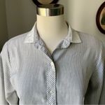 VINTAGE 1980s cotton pinstripe shirt Photo 2