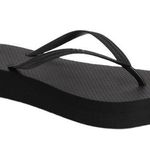 Gap Platform Flip Flops Black Size 10 Photo 0