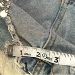 Blue Buttercup  Blue B Trendy Rhinestone Gemstone Embellished Denim Shorts Photo 5