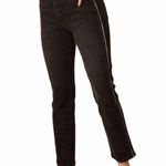 new amo ☻︎ Chloe Crop Stretch Jeans w with Piping ☻︎ Black + Natural ☻ 24 Photo 14