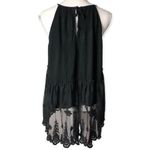 Romeo + Juliet Couture  Black Lace Detail Tunic Blouse Photo 4
