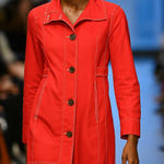 Eddie Bauer Women's Red Button-Up Coat‎ Photo 0