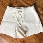 Abercrombie & Fitch Abercrombie Women's Cream Knit Shorts Photo 0