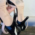 Kate Spade  NEW YORK Lydia Jewel Pumps Pink Black T Strap Size 8.5 Photo 8
