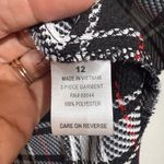 First Lady White Plaid Blazer Sz 12 Photo 5