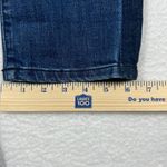 CAbi High Rise Straight Jeans Tuxedo Stripe Dark Wash Style 3750 Size 6 Photo 8