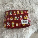 5”x7” Red Shiba Inu Dog Zippered Cosmetic Accessory Keepsake Bag NEW Photo 2