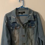 Urban Republic Light‎ Blue Distressed Denim Jacket Size XL Photo 1