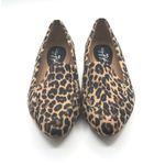 Vintage 7 Eight Tan/Black‎ Animal Print Flats & Loafers Faux Fur Pointed Toe 8.5 Tan Photo 1