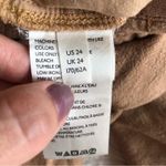 We The Free Faded Love Sandstorm Tan Linen Blend High-Rise Ankle Pants Photo 5