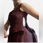 Gilded age star bustle dress Red Photo 3