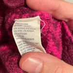 American Eagle Outfitters Women’s Wool Pink and Maroon Fuzzy Warm Sweater Sz M Photo 6