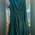 NEW Teal Cocktail Sleeveless Career Modest Midi Dress L NO BELT Blue Size L Photo 3