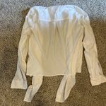 Madewell  Cream Button-Up Shirt Photo 2