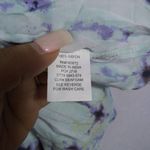 Blue Island White Blue Tie-Dye Kimono Beach Cover Up Dress Size M Photo 6