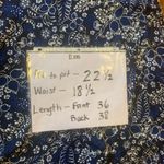 J.Crew Factory Dress 16 Blue Black Cream Floral Faux Wrap A Photo 5