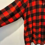 Woman Within  Plaid 1/4 Zip Fleece Pullover Sweater 3X Photo 4
