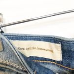 Pilcro and the Letterpress Anthropologie Stet Embroidered Shorts Size 26 Denim Photo 5