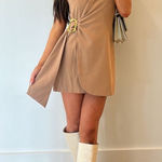 These Three Boutique Tan Romper  Photo 0