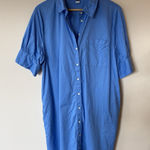 Old Navy Womens Light Blue Button-Up Long Shirt Size Large Classic Normcore Photo 0