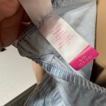 No Boundaries  Womens Denim Jumpsuit Sleeveless Wide Leg Mid Calf Blue Large Photo 9