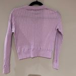 27 Miles Malibu Purple Long Sleeve V Neck Sweater Photo 1