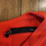 Sfera Layered Front Crew Neck burnt orange tiered sleeveless mini Dress M/L Red Size L Photo 6