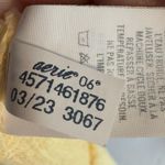 Aerie Summer Daze Sweatshirt in Yellow Off The Shoulder Size Large Photo 6