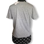 MTV Womens Tee Size Medium Gray Cropped Tie Dye Logo Shirt Top NEW Photo 1