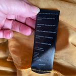 Free People Unworn  Velvet Maxi Top Dress Duster XS Small Yellow Gold Oversized Photo 11