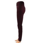 Ann Taylor LOFT Red Corduroy Velvet Velour High Rise Skinny Denim Jeans Pants 26 Photo 1