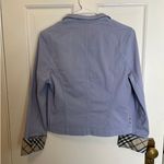 Burberry London Women's 10 Jacket Signature Nova Check Lining light Purple Crop Photo 1