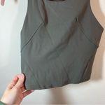 Lululemon  Athletica Invigorate Training Tank Top with Bra Olive Green 2 Photo 4