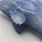 Blue Aventurine Carved Dolphin Pendant Photo 5