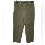 Athleta  Flex Straight Crop Jean in Olive Green‎ Size 8P Denim Photo 3