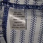 Cabana Life Womens‎ Blue White Tunic Dress Medium Photo 4